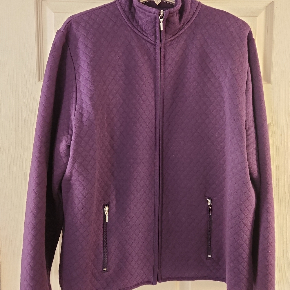 Quilted fall jacket EUC